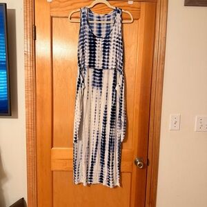Veronica Maternity/Nursing Dress - Tie Dye
